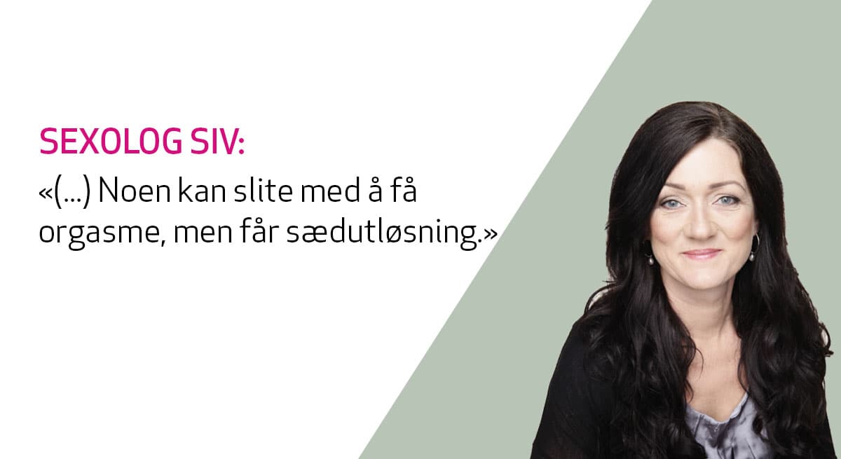 Kondomeriets ekspertpanel, sexolog siv gamnes gir råd ved for sen orgasme hos mannen