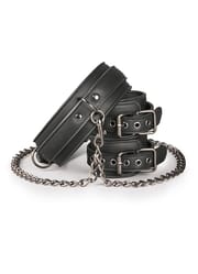 Produkt: EasyToys bondagesett halsbånd m/håndjern