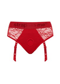 Frekke sexleketøy - Strap-on-me Diva rød truse M - bilde