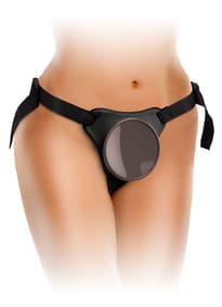 Frekke sexleketøy - King Cock Elite dock strap-on belte - bilde