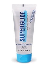 Pirrende tilbehør - Glidemiddel Superglide vannbasert Hot - bilde