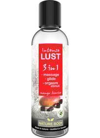Pirrende tilbehør - Glidemiddel lakris mango 3-i-1 - bilde