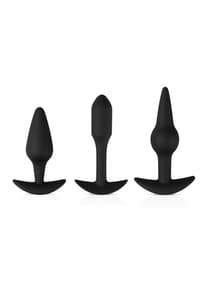 Sexleketøy - EasyToys buttplugg sett 3 stk - bilde