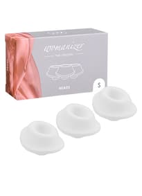 Pirrende tilbehør - Womanizer reservehetter 3 x hvit S - bilde