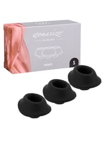 Pirrende tilbehør - Womanizer reservehetter 3 x sort S - bilde