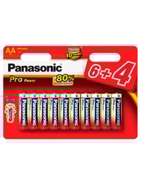 Pirrende tilbehør - Panasonic AA - batterier 10pk - bilde