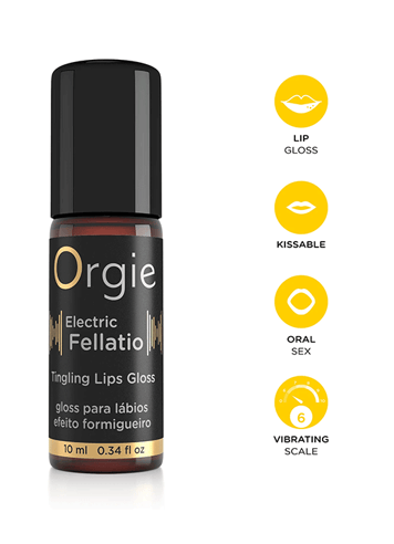 Tilbehør - Orgie Fellatio vibrerende lipgloss - bilde 4