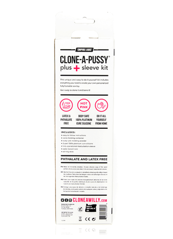 Sexleketøy for menn - Clone-A-Pussy støpesett med sleeve rosa - bilde 8