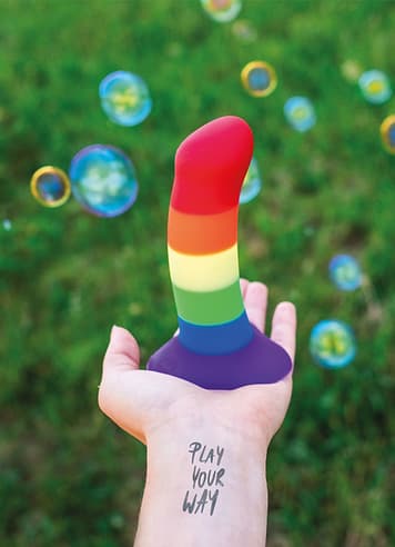 dildoer - Fun dildo Rainbow Pride - bilde 2