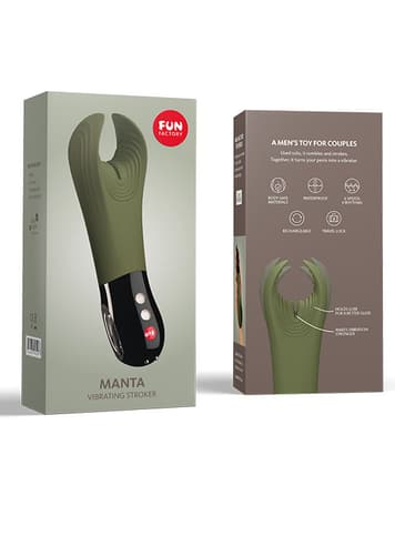 Sexleketøy for menn - Penisvibrator Fun Manta grønn - bilde 14