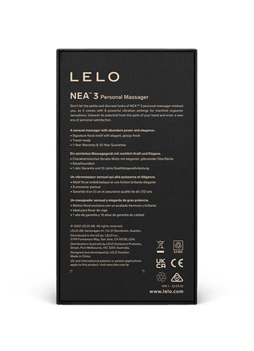 Sexleketøy for henne - Lelo Nea 3 sort klitorisvibrator - bilde 4