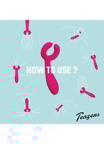 Vibrator - Teazers rosa parvibrator - bilde 2