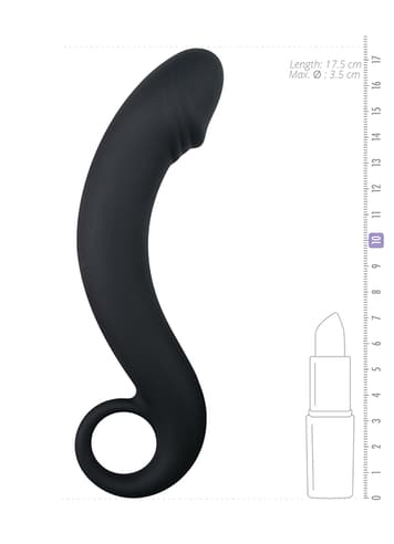 dildoer - EasyToys sort dildo for prostata - bilde 4