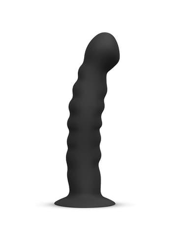 Frekke sexleketøy - EasyToys Smooth strap-on sett sort - bilde 2