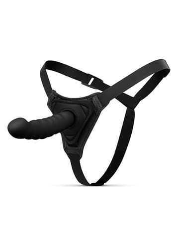 Frekke sexleketøy - EasyToys Smooth strap-on sett sort - bilde 3