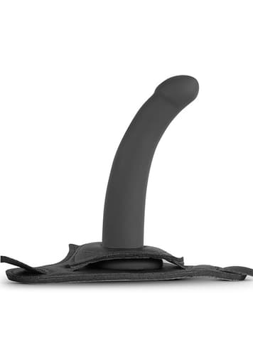 Frekke sexleketøy - EasyToys Smooth strap-on sett sort - bilde 7