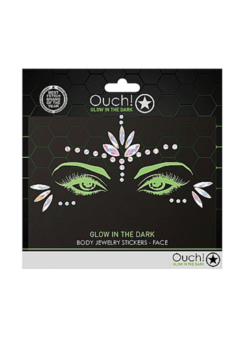 Sexy undertøy - Ansiktssmykke Ouch glow in the dark - bilde 1
