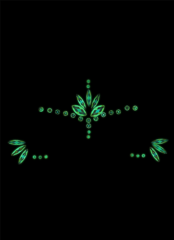 Sexy undertøy - Ansiktssmykke Ouch glow in the dark - bilde 4