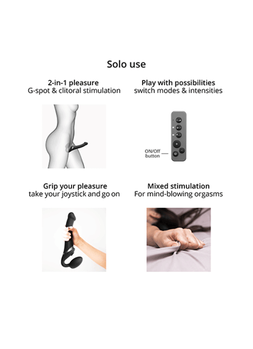 dildoer - Strap-on-me Multi vibrerende strap-on S - bilde 10