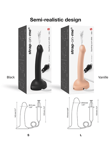 Dildoer - Strap-on-me Squirting cum dildo S - bilde 6