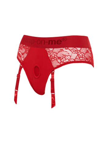 Frekke sexleketøy - Strap-on-me Diva rød truse S - bilde 2