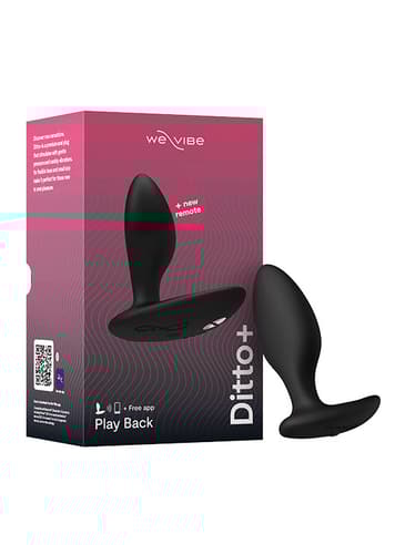 Analsex - We-Vibe Ditto+ sort vibrerende analplugg - bilde 16