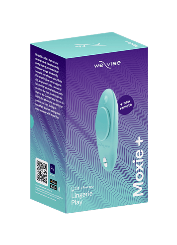 Sexleketøy for henne - We-Vibe Moxie+ turkis trusevibrator - bilde 2