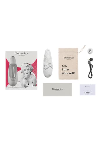 Sexleketøy for henne - Womanizer Marilyn Monroe Classic 2 hvit - bilde 23