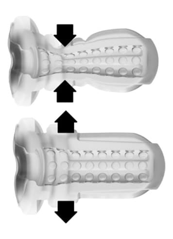 Sexleketøy for menn - Hidden Desire Fusion X Deep Squeeze Masturbator - bilde 7