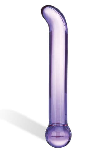 dildoer - Dildo g-punkt glass lilla - bilde 1