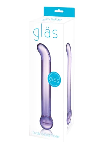 dildoer - Dildo g-punkt glass lilla - bilde 2