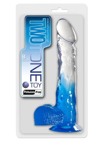 dildoer - Dildo Two Tone blå - bilde 2