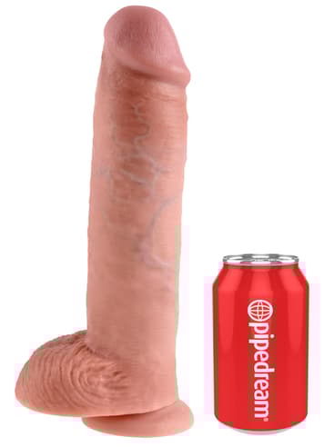 dildoer - King Cock XL dildo med testikler - bilde 2