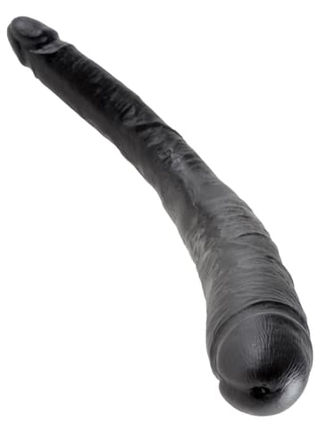dildoer - King Cock dobbeldildo sort - bilde 1