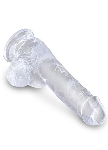 dildoer - Dildo Clear King Cock 15 cm - bilde 3