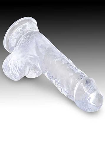 dildoer - Dildo Clear King Cock 15,2 cm - bilde 4