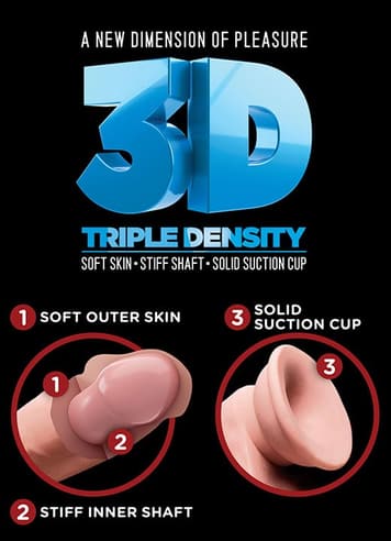 dildoer - Dildo King Cock Plus 23,3 cm - bilde 8