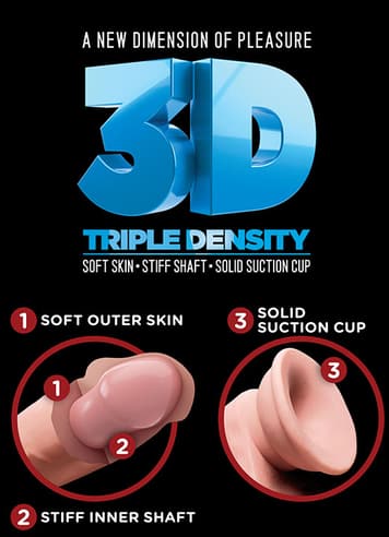 Dildoer - Dildo King Cock Plus 25 cm - bilde 8