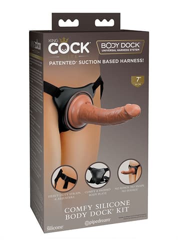 Frekke sexleketøy - King Cock Elite comfy strap-on sett - bilde 11