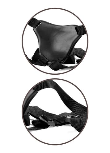 Frekke sexleketøy - King Cock Elite comfy strap-on sett - bilde 4