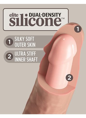 Dildoer - Dildo King Cock Elite 18 cm - bilde 5
