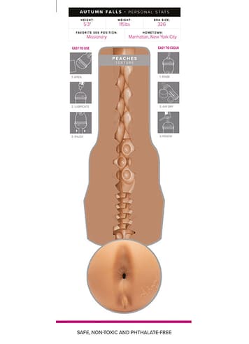 Sexleketøy for menn - Fleshlight Signature Autumn Falls anal - bilde 7