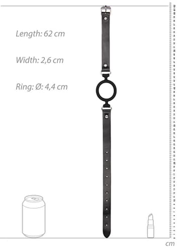 Frekke sexleketøy - Ball gag silikonring Ouch - bilde 3