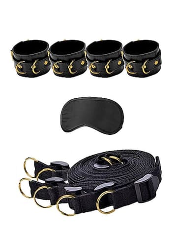 Frekke sexleketøy - Bondagesett Ouch Limited edition sort - bilde 1