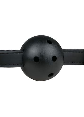 Frekke sexleketøy - EasyToys ball gag sort - bilde 4