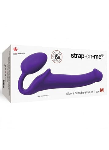 dildoer - Strap-on-me stroppløs strap-on M lilla - bilde 3