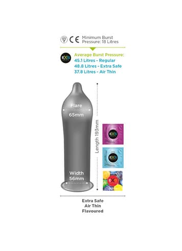 Kondomer - Kondomer EXS Air Thin 12 pk - bilde 2