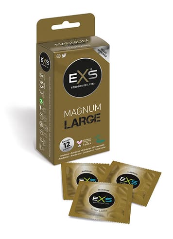 Kondomer - Kondomer EXS Magnum 12 pk - bilde 1
