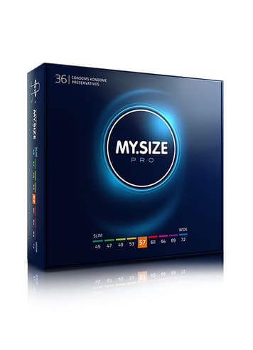 Kondomer - Kondomer MySize PRO 57 mm 36 pk - bilde 1