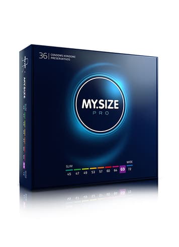 Kondomer - Kondomer MySize PRO 69 mm 36 pk - bilde 1